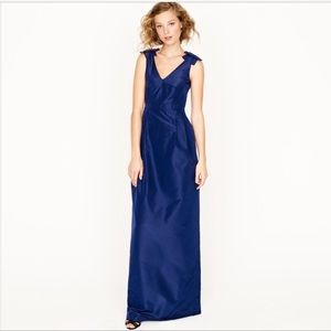 NWT J.Crew Weddings & Parties Taffeta Gown Size 2
